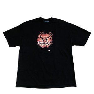 Vintage 06' Spider-Man Carnage Short Sleeve Graphic Black T-Shirt Size XL